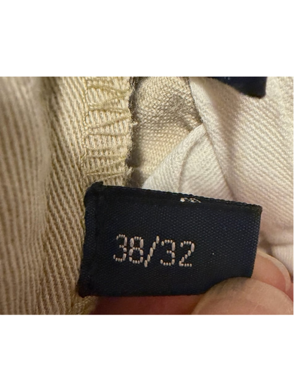 Ralph Lauren Polo men’s pleated vintage khaki chinos 38x32 see measurements - Picture 3 of 8